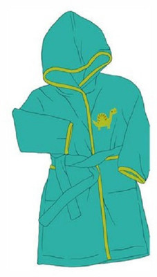 

Bombay Dyeing Green Small Bath Robe(1 piece bath robe, For: Baby Boys & Baby Girls, Green