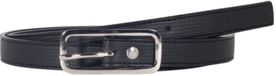 Snoby Women Black Artificial Leather Belt