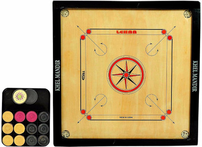 

GSI Medium 4mm Carrom board Board Game