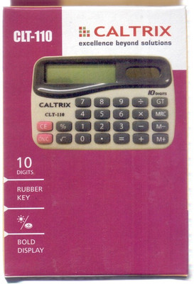 

CALTRIX Caltrix Basic Calculator CLT-110 Caltrix CLT-110 Basic Calculator(10 Digit), White