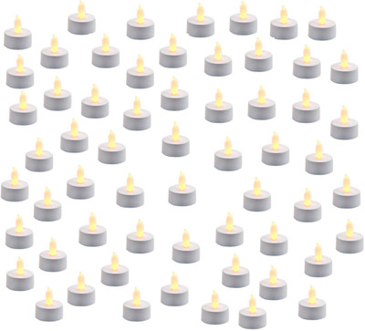 

Home Shop Retails LED Tea Light Candles(Pack of 60) Candle(Yellow, Pack of 60)