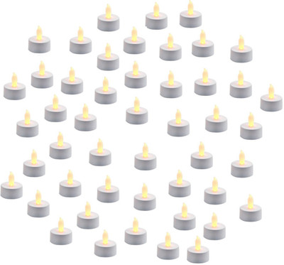 

Home Shop Retails LED Tea Light Candles(Pack of 48) Candle(Yellow, Pack of 48)