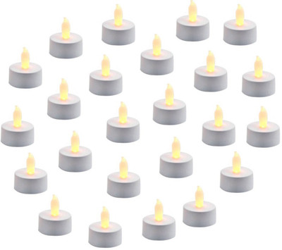

Home Shop Retails LED Tea Light Candles(Pack of 24) Candle(Yellow, Pack of 24)