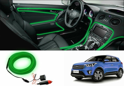 

Speedwav Car Interior Ambient Wire Decorative LED Light for Hyundai Creta Car Fancy Lights(Green)
