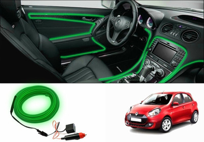 

Speedwav Car Interior Ambient Wire Decorative LED Light for Renault Pulse Car Fancy Lights(Green)