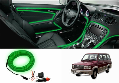 

Speedwav Car Interior Ambient Wire Decorative LED Light for Toyota Qualis Car Fancy Lights(Green)