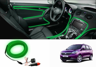 

Speedwav Car Interior Ambient Wire Decorative LED Light for Renault Lodgy Car Fancy Lights(Green)