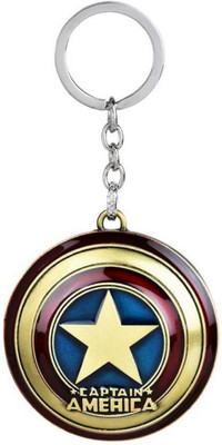 

Madhuraj High Quality Captain America Key Chain(Multicolor)