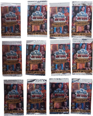 

kidoz kingdom TOPPS SLAM ATTAX TAKEOVER 12 PACK SET(Multicolor)