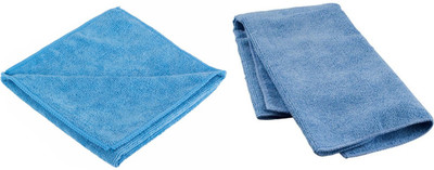 

Tangerine Multi Purpose Wet and Dry Microfibre Cleaning Cloth(Pack of 2)
