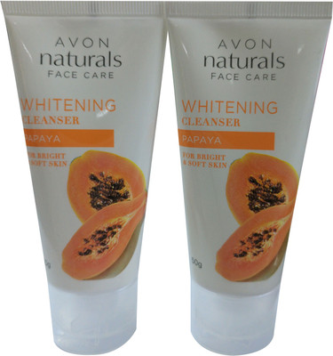 

Avon Naturals Face Care Whitening Cleanser Papaya(100 g)