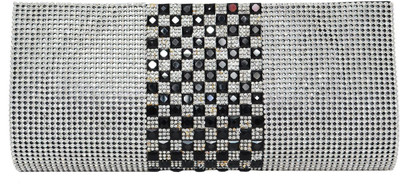 

bagaholics Party Black, Silver Clutch