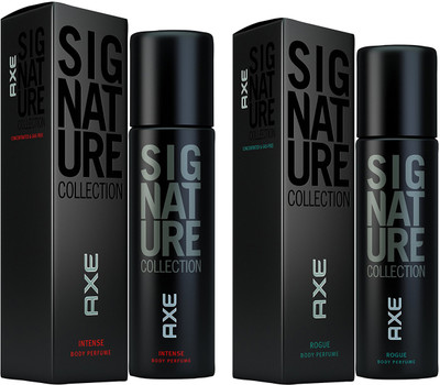

AXE Set of 2 Signature Collection Rogue & Intense Perfume Body Spray - For Men(122 ml, Pack of 2)