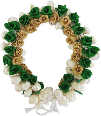 

Majik South Indian Dance Bharatnatyam Kuchipudi Gajra For Girls Hair Band(Multicolor)