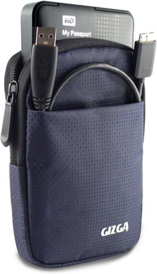 

Gizga Hard Drive Case 2.5 inch " Impact Resistant Jacket Pouch(For 2.5" Hard Drive Case, Dark Blue)