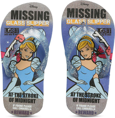 

Disney Girls Slip On Slipper Flip Flop(Blue, Black & red