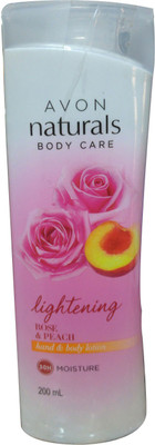 

Avon Naturals Body Care Rose & Peach hand & body lotion(200 ml)