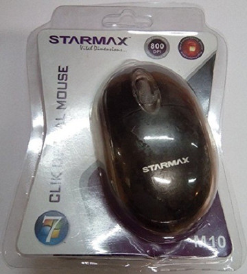 

Starmax M10 Wired Optical Mouse(USB, Black)