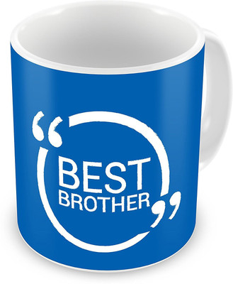 

PIXART Best Brother Rakhi Special Ceramic Mug(250 ml), White