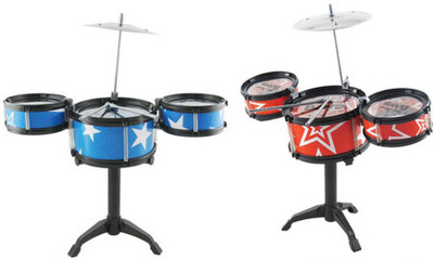 

Saffire Drum Set with Stand, Color May Vary(Multicolor)