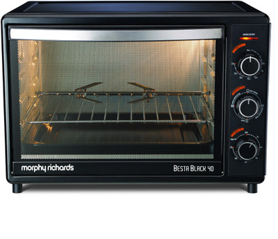 Morphy Richards 40-Litre BESTA BLACK 40 Oven Toaster Grill (OTG)