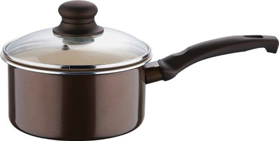 

Bergner Bellini Pressed Sauce Curry Pan 0 cm diameter with Lid(Ceramic, Aluminium, Non-stick, Induction Bottom), Beige;brown