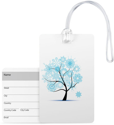 

100yellow Luggage Tags- Printed High Quality Gloss Finish Pvc Tag With Silicon Strap- Ideal For Travel Luggage Tag(Multicolor)