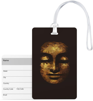 

100yellow Luggage Tags- Lord Jesus Print Gloss Finish Pvc Travel Tag With Silicon Strap- Ideal For Gift Luggage Tag(Multicolor)