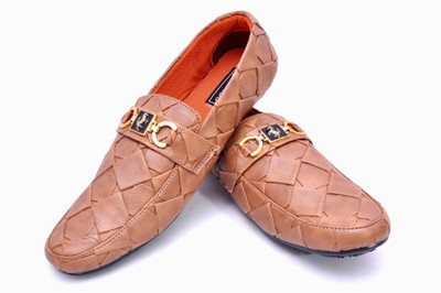 

Buenos Tan solid Loafers For Men(Tan