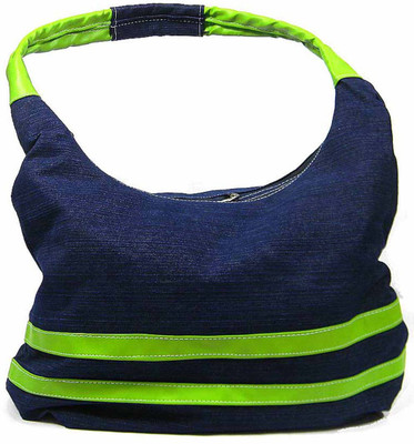 

must not just leather Women Casual Blue Cotton Tote