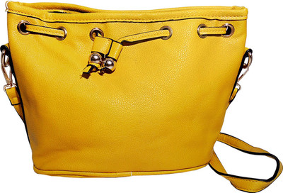 

Diana Korr Women Casual Yellow PU Sling Bag