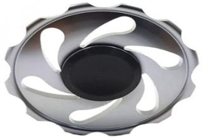 

Happy GiftMart Fidget Metal Spinner with Metal Bearing, Spins upto 1-3 minutes (Round Silver)(Silver)