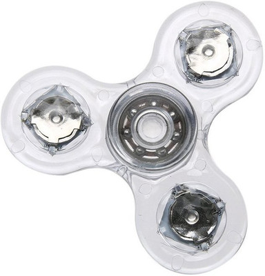 

Montez Transparent Led Light One Touch Fidget Spinner Toy(Multicolor)