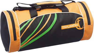 Triumph Pro-66 Black/Orange Gym Bag(Orange, Kit Bag