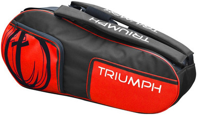 

Triumph Pro-402 Black/Red Badminton/Tennis Bag(Red, Kit Bag