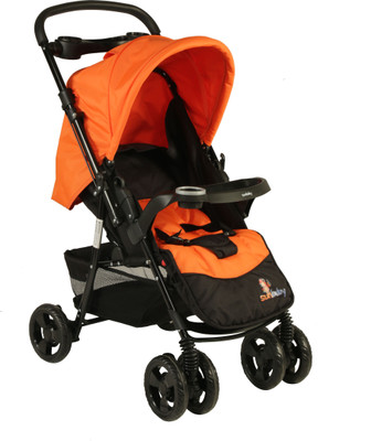 

Sunbaby Posh Stroller Stroller(3, Orange, Black), Black;orange