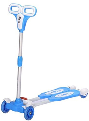 

Kris toy ai15 Four wheel kids scooter by kris toy Tricycle(Blue)