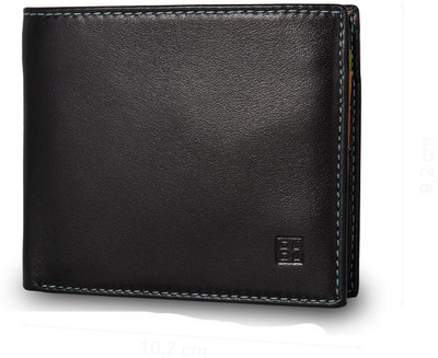 

Dudu Men Black Genuine Leather Wallet(9 Card Slots)