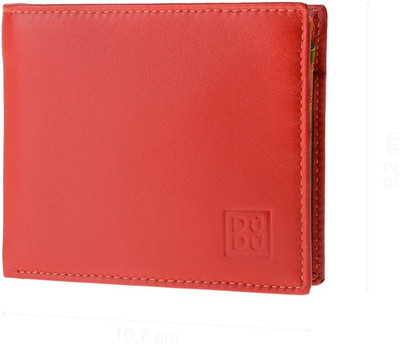 

Dudu Men Red Genuine Leather Wallet(9 Card Slots), Dark brown
