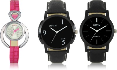 LOREM W06-5-6-205 New Stylish Best Designer Combo Hand Watch  - For Men & Women   Watches  (LOREM)