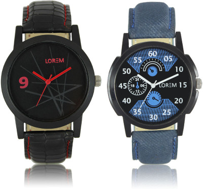 LOREM Best Designer Combo Hand Analog Watch  - For Men