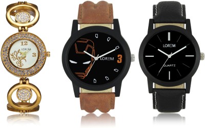 LOREM W06-4-5-204 New Stylish Best Designer Combo Hand Watch  - For Men & Women   Watches  (LOREM)
