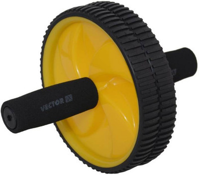 

Vector X Ab wheelroller Ab Core Trainer Equipment Dual Wheels Rubber Handle Anti Slip for Exercise Ab Exerciser(Yellow, Black), Black;yellow