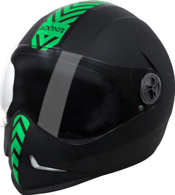 Steelbird SB 50 Adonis Dashing Motorbike Helmet(Black) available at flipkart for Rs.800