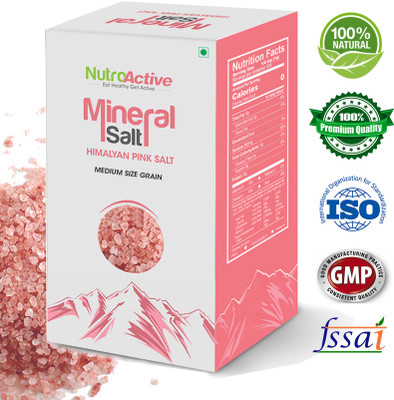 

NutroActive Mineral, Himalayan Pink Salt Medium Size Grain (3-5 mm)(350 g)