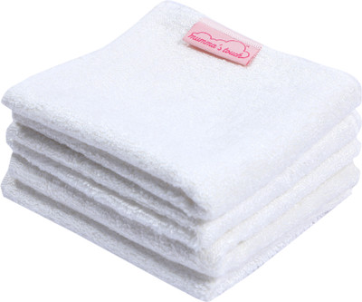 

Mumma's Touch Cotton 400 GSM Bath Towel(Pack of 4, White), Off white