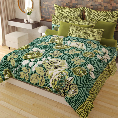 75% OFF on Home Candy 144 TC Cotton Double Floral Bedsheet(Pack of 1, Green) 75% OFF on Home Candy 144 TC Cotton Double Floral Bedsheet(Pack of 1, Green)