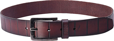 

Faro Men Brown Genuine Leather Belt