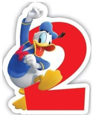 

Disney Playful Mickey-Birthday Numeral No5 Candle(Multicolor, Pack of 1)
