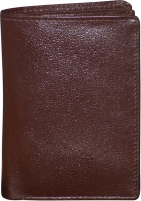 

Style 98 Men Brown Genuine Leather Wallet(8 Card Slots)